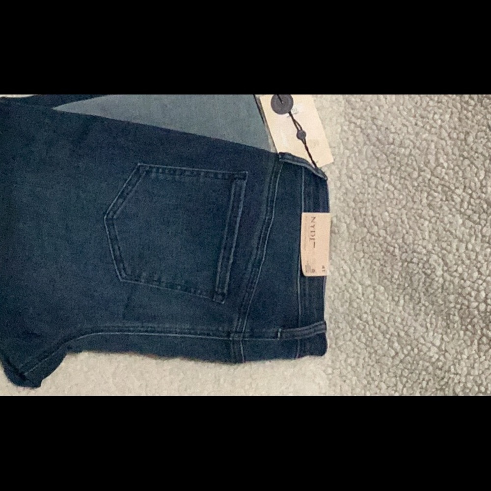 NYDJ Relaxed Straight Dark Blue Jeans